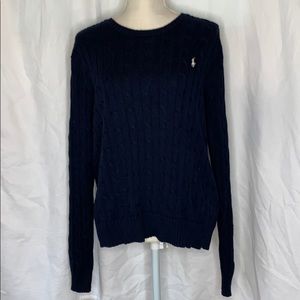 Navy polo Ralph Lauren sweater